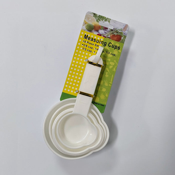 Plastic Measuring Cup Set 5pc Asst - Preggy Plus
