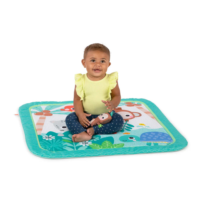 Bright Starts Palm Party Baby Activity Gym & Play Mat