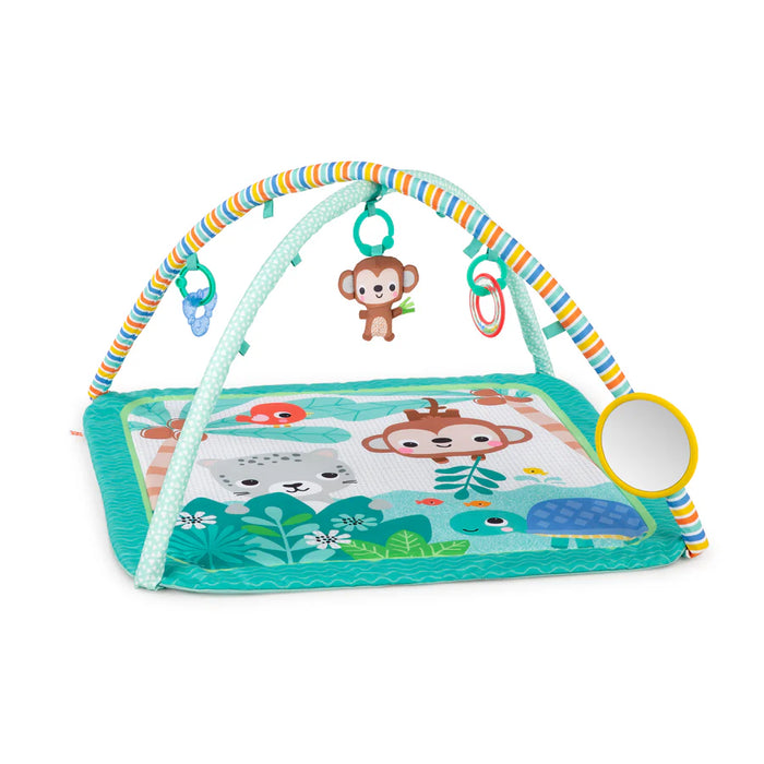 Bright Starts Palm Party Baby Activity Gym & Play Mat