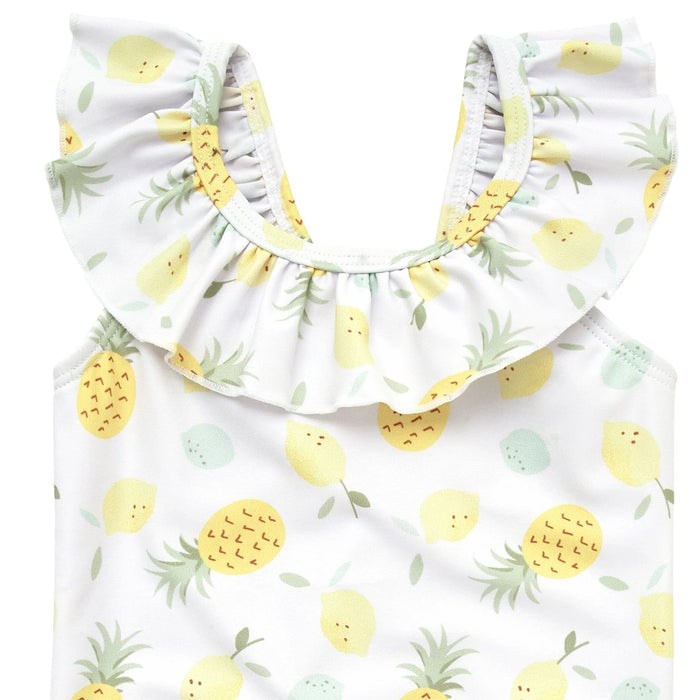 Gerber Baby Girls Pineapples One-Piece Swimsuit, 3 - 6 Months (437536 G01 3/6 NB4)