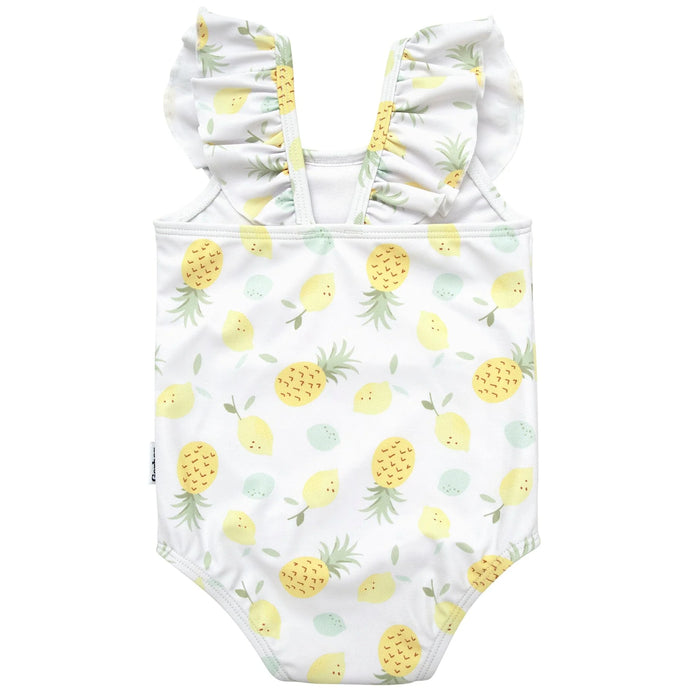 Gerber Baby Girls Pineapples One-Piece Swimsuit, 24 Months (437536 G01 INF 24M)