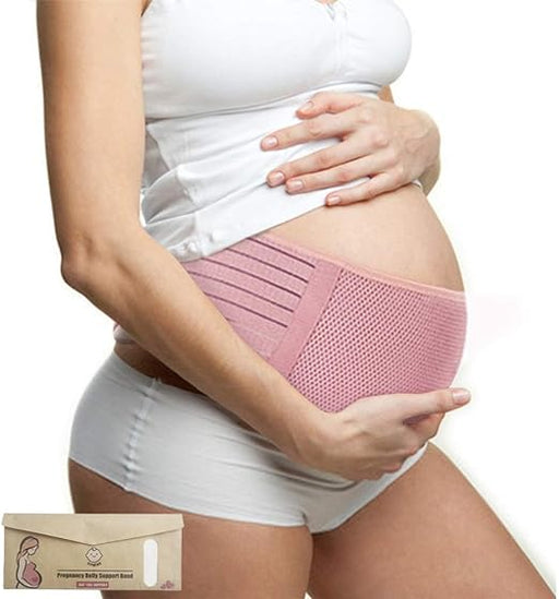 Pregnancy and Postpartum Support Belt, Pink, One-Size (S,M,L,XL) - Preggy Plus