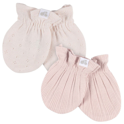Gerber 4-Piece Baby Girls Pink Cap and Mitten Set, 0-6 Months (138873 G01 0-6M) - Preggy Plus