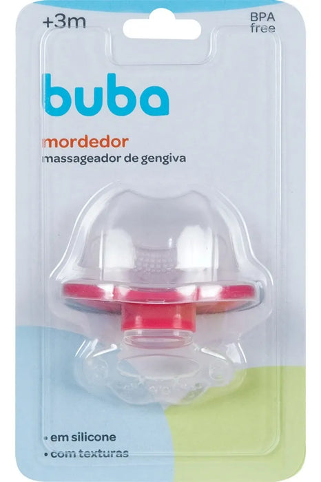 Buba Gum Massaging Teether - Pink - Preggy Plus