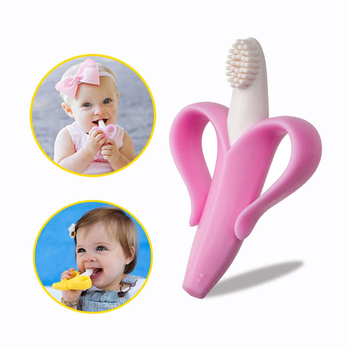 Buba Banana Gum Massager - Pink - Preggy Plus