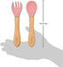 Buba Silicone and Bamboo Cutlery Set - Pink - Preggy Plus