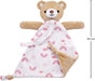 Buba Teddy Bear Blanket with Pacifier Clip - Pink - Preggy Plus