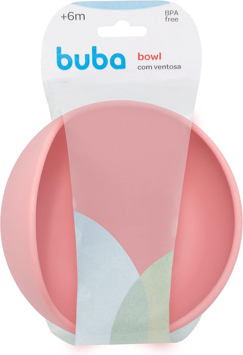 Buba Silicone Suction Bowl - Pink - Preggy Plus