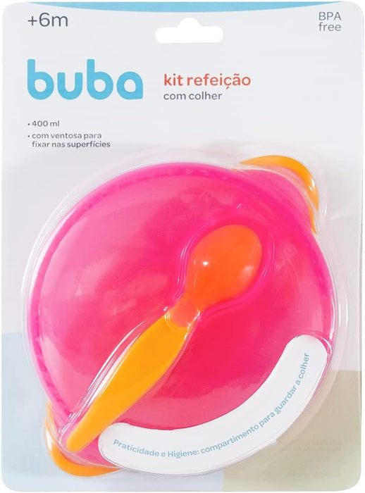 Buba Meal Kit with Spoon - Pink - Preggy Plus