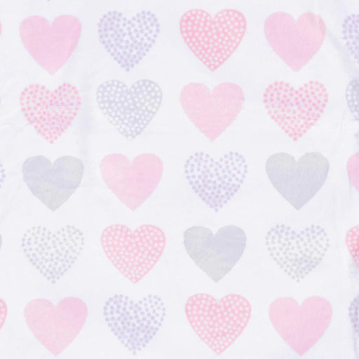 Gerber Plush Baby Blanket Pink Hearts (4858611DA GR2 OSZ) - Preggy Plus