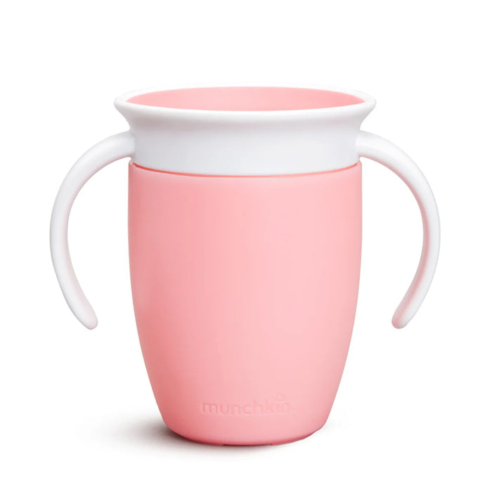 Munchkin Miracle® 360° 7oz Trainer Cup w/ Lid - Pink