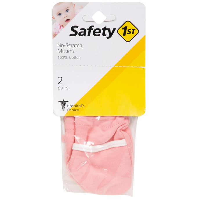 Safety 1st No Scratch Mittens - Pink