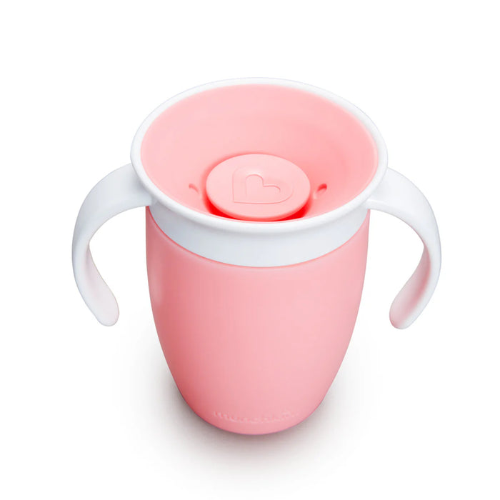 Munchkin Miracle® 360° 7oz Trainer Cup w/ Lid - Pink