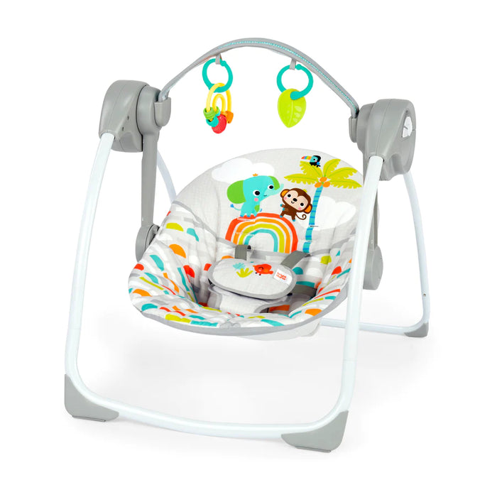 Bright Starts Playful Paradise Portable Compact Baby Swing, Unisex - Preggy Plus