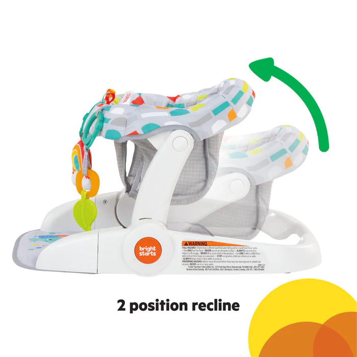 Bright Starts Learn-to-Sit 2-Position Floor Seat - Playful Paradise