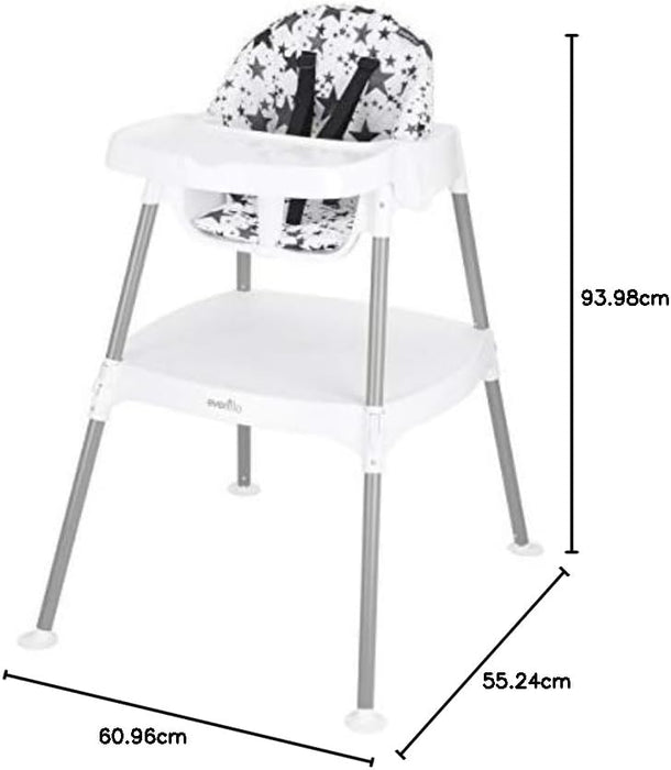 Evenflo Eat & Grow 4-Mode High Chair - Prism - Preggy Plus