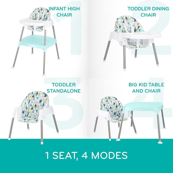 Evenflo Eat & Grow 4-Mode High Chair - Prism - Preggy Plus