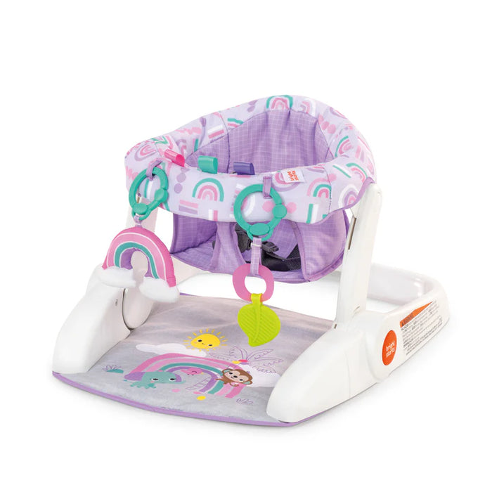 Bright Starts Learn-to-Sit 2-Position Floor Seat - Purple Paradise