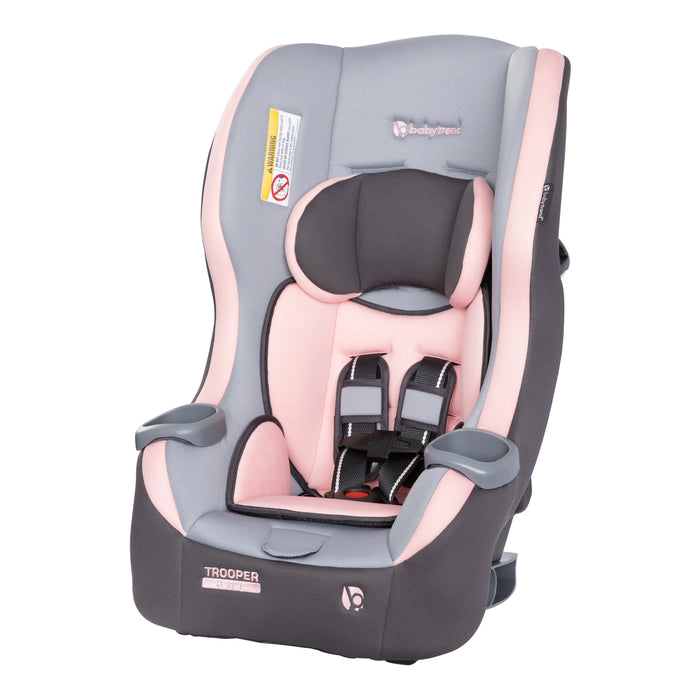 Baby Trend Trooper™ 3-in-1 Convertible Car Seat and Booster, Quartz Pink - Preggy Plus