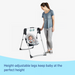 Graco Slim Spaces® Compact Swing, Reign - Preggy Plus