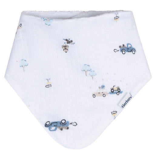 Gerber 3-Pack Baby Boys Road Trip Bandana Bib (645703 B02 OSZ) - Preggy Plus