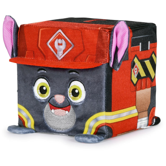 Paw Patrol Rubble & Crew Assorted Cube Plushies