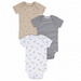 Gerber 3-Piece Baby Neutral Safari Onesie Set, Newborn (645835 N01 NB2) - Preggy Plus