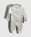 Gerber 2-Pack Boys Neutral Safari Sleep n Play Pajamas, 6-9 Months (645665 N01 NB2 6-9M) - Preggy Plus