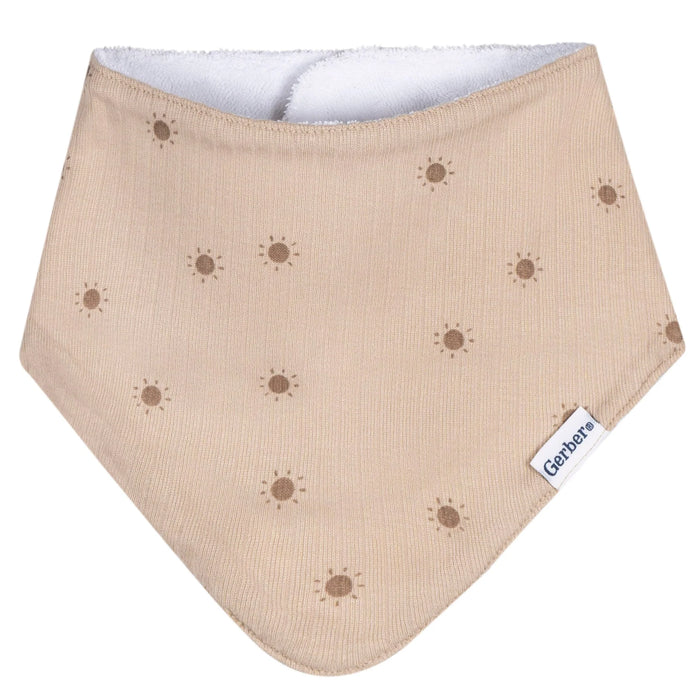 Gerber 3-Pack Baby Neutral Safari Bandana Bib (645703 N01 OSZ) - Preggy Plus