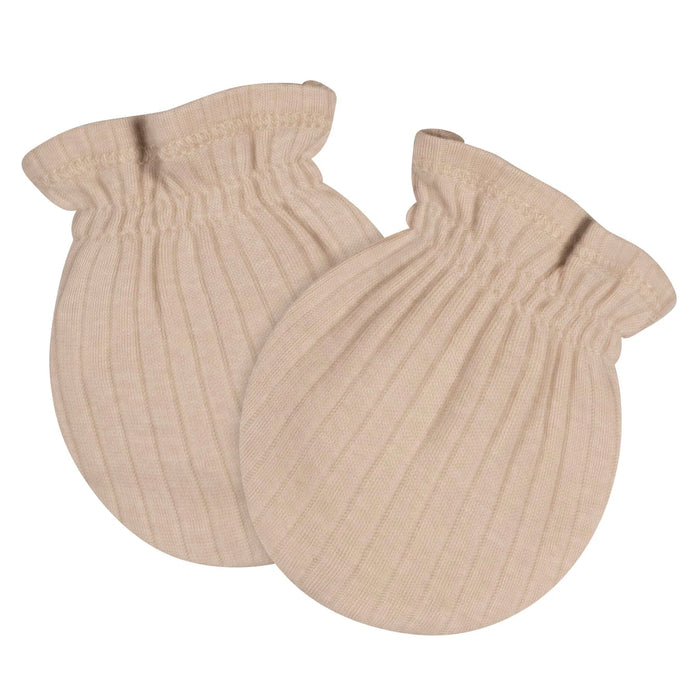 Gerber 4-Piece Baby Neutral Safari Cap and Mitten Set, 0-6 Months (645993 N01 0-6M) - Preggy Plus