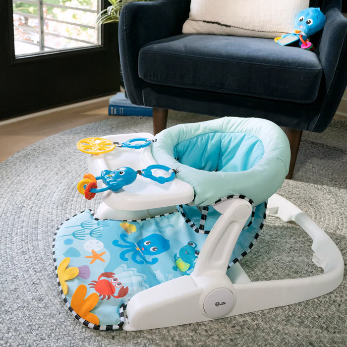 Baby Einstein Ocean Explorers Sea of Support™ 2-in-1 Sit-Up Floor Seat with removable tray