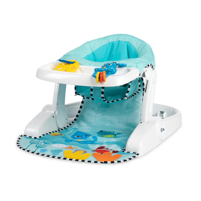 Baby Einstein Ocean Explorers Sea of Support™ 2-in-1 Sit-Up Floor Seat with removable tray