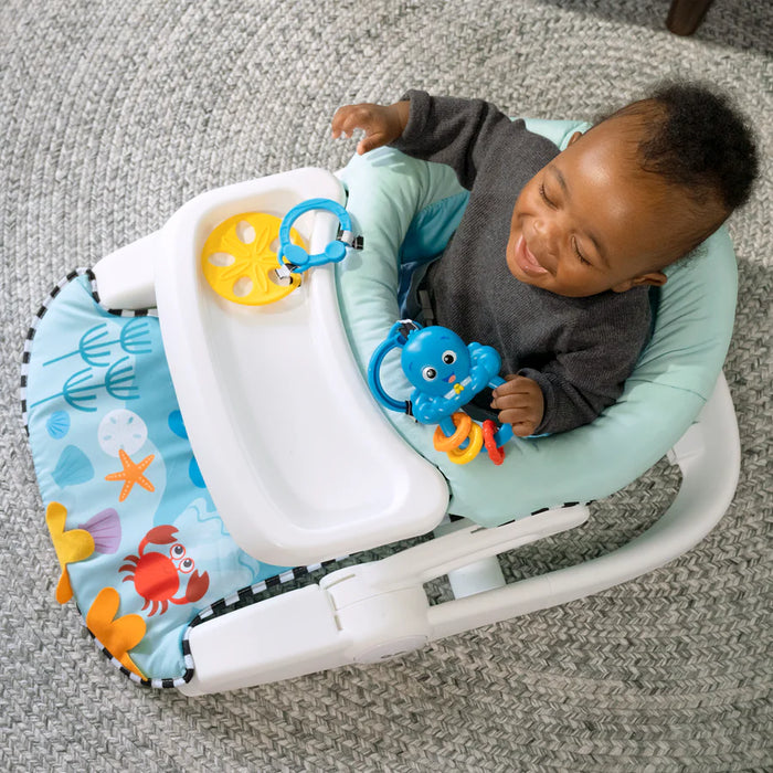 Baby Einstein Ocean Explorers Sea of Support™ 2-in-1 Sit-Up Floor Seat with removable tray