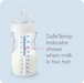 NUK® Simply Natural® Bottle with SafeTemp™, 9 oz - Preggy Plus