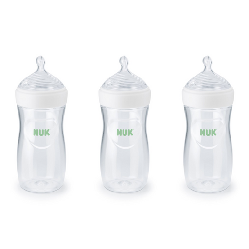NUK® Simply Natural® Bottle with SafeTemp™, 9 oz (3 pack) - Preggy Plus