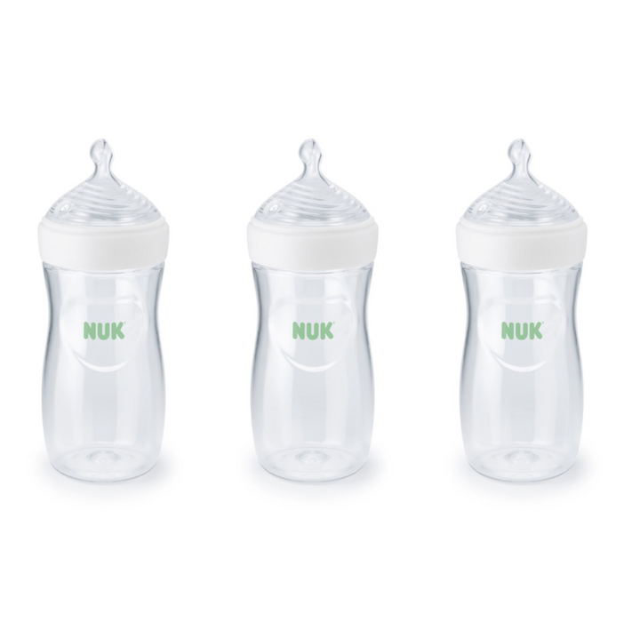 NUK® Simply Natural® Bottle with SafeTemp™, 9 oz (3 pack) - Preggy Plus