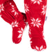 Gerber Baby & Toddler Neutral Red Snowflakes Footed Fleece Pajamas, 6-9 Months (581245 N08 NB4 6-9M) - Preggy Plus