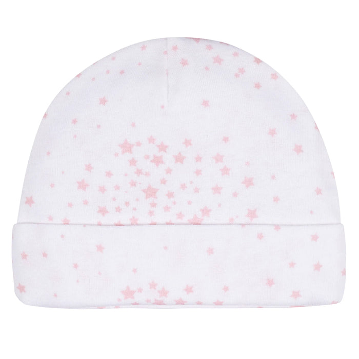 Gerber 2-Pack Baby Girls Stars Caps (219302438 GRL NB5) - Preggy Plus