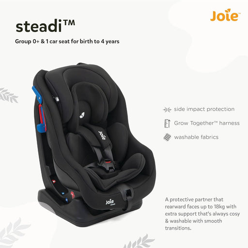 Joie Steadi Convertible Car Seat, Coal - Preggy Plus