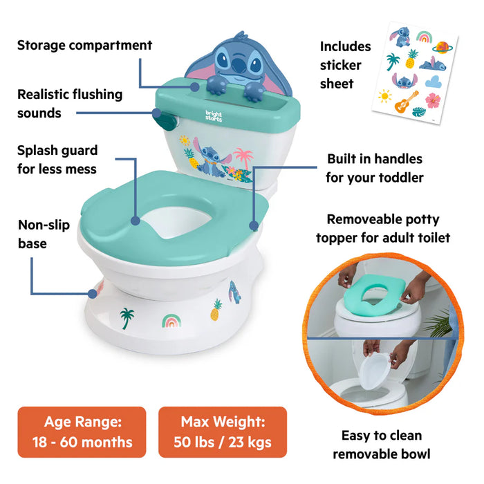 Bright Starts Disney Baby Stitch My Size Potty