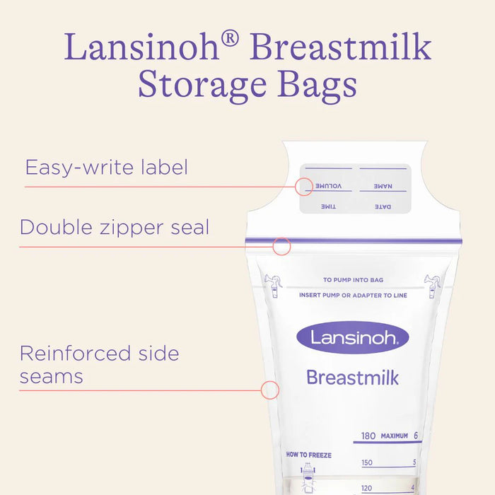 Lansinoh Breastmilk Storage Bags - 6oz (200ct)