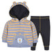 Gerber 2-Piece Baby & Toddler Boys Striped Bear Terry Zip Hoodie & Joggers Set, 12 Months  (33052206Y B03 12M) - Preggy Plus