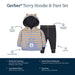 Gerber 2-Piece Baby & Toddler Boys Striped Bear Terry Zip Hoodie & Joggers Set, 24 Months  (33052206Y B03 24M) - Preggy Plus