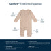 Gerber Baby Neutral Suns Footless Pajamas, Newborn (645315 N01 NB2) - Preggy Plus
