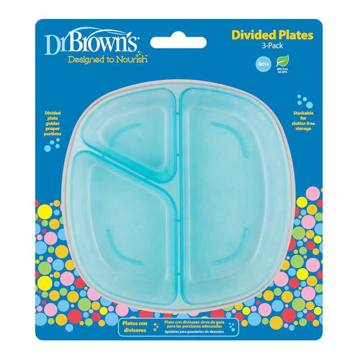 Dr. Brown’s™ Divided Plates (3-Pack) - Preggy Plus