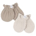 Gerber 4-Piece Baby Neutral Tan Cap and Mitten Set, 0-6 Months (138873 N01 0-6M) - Preggy Plus