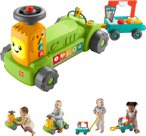 Fisher-Price Laugh & Learn 4-In-1 Farm To Market Tractor Ride-On - Preggy Plus