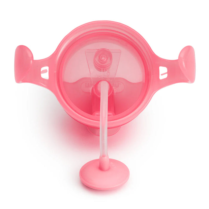 Munchkin Any Angle™ Click Lock® Weighted 7oz Straw Trainer Cup - Light Pink