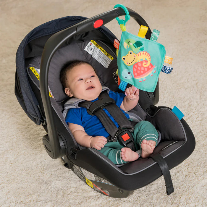 Bright Starts Fuzzy Feelies Soothing Blankie - Tropical Trio