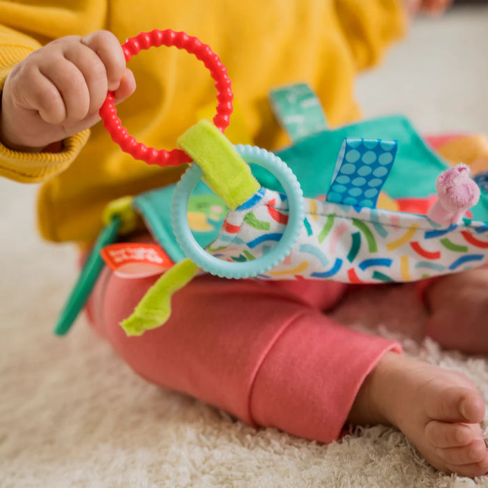 Bright Starts Fuzzy Feelies Soothing Blankie - Tropical Trio